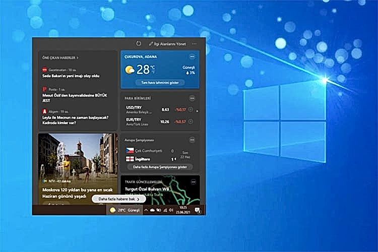 Windows 10’da Görev Çubuğundan Hava Durumu Panelini Kaldırma